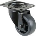BS ROLLEN Lenkrolle (Rad-Ø 80 mm Tragfähigkeit 100 kg / Lenkrollen Gummi) - L800.B44.081.06