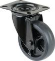 BS ROLLEN Lenkrolle (Rad-Ø 100 mm Tragfähigkeit 110 kg / Lenkrollen Gummi) - L800.B44.101.06