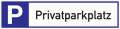 ALFRA Parkplatzbeschilderung (Privatparkplatz / L460xB110 mm) - 56980