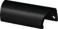 Hermeta Möbelgriff (schwarz kunststoffbeschichtet / 78 mm) - 4089-18E