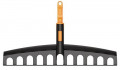 NW-FISKARS Kunststoffrechen (Arbeitsbreite 409 mm / Zinkenlänge 80 mm 12 Zinken) - 1080674
