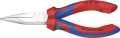 NW-KNIPEX Langbeckzange (Gesamtlänge 160 mm Form 2 / Kopf verchromt lang, flach-rund) - 30 25 160