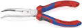 NW-KNIPEX Flachrundzange (Länge 200 mm verchromt / 40° gewinkelt) - 26 25 200