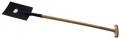Krumpholz Rohrdüllspaten (Blattmaß 275 x 180 mm / Größe 2 mit T-Stiel) - 5812