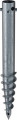 ALFRA Schraubfundament (Länge 800 mm Ø 76 mm / Gewinde 4xM12) - A0411