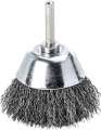 LESSMANN Flächenbürste (Ø 50 mm Schaft 6 mm Drahtstärke 0,3 mm / Stahl) - 435162