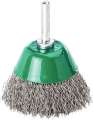 LESSMANN Flächenbürste (Ø 50 mm Schaft 6 mm Drahtstärke 0,3 mm / VA) - 435362