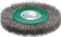 LESSMANN Rundbürste (Ø 100 mm Drahtstärke 0,30 mm / Edelstahl gewellt 20-22 mm) - 323362