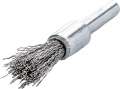 LESSMANN Pinselbürste (Ø 12 mm Schaft 6 mm Drahtstärke 0,3 mm / Edelstahl) - 451361