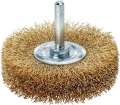 LESSMANN Rundbürste (Ø 30 mm Schaft 6 mm Drahtstärke 0,2 mm / Messing 5 mm 20000 min-¹) - 413542
