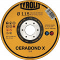 Tyrolit Schruppscheibe (D178xS7mm Körnung 24 / gekröpft INOX/Stahl / Inhalt: 5 Stück) - 34401850