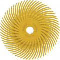 Tyrolit Radialbürstenscheibe (Ø 76 mm Körnung 80 / gelb / Inhalt: 12 Stück) - 34570114
