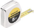 NW-STANLEY Taschenrollbandmaß (Länge 5 m Breite 19 mm mm/cm / EG II Kunststoff Automatic) - 0-33-194