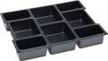 BS SYSTEMS Kleinteileeinsatz (B404xT312xH61mm Polystyrol / mit 8 Mulden) - 1000010125