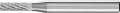 PFERD Frässtift (Ø 4 mm Kopflänge 13 mm Schaft-Ø 6 mm / Hartmetall) - 21101526