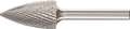 PFERD Frässtift (Ø 16 mm Kopflänge 30 mm Schaft-Ø 6 mm / Hartmetall) - 21122826