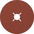 Tyrolit Fiberscheibe (Ø 125 mm Körnung 120 / Stahl, Edelstahl Keramikkorn / Inhalt: 25 Stück) - 34486205