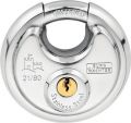 ASW Zylindervorhangschloss (Schlosskörperbreite 80 mm / Edelstahl verschiedenschließend) - 37091