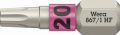 NW-Wera Bit (1/4 “ TX 20 Länge 25 mm / mit Farbleitsystem / Inhalt: 10 Stück) - 05066142001