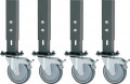 Rau Rollen-Satz (4 Lenkrollen mit Feststeller / Rollen-Ø 125 mm) - 09-RS125MPHV-4LF-51356
