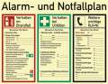 ALFRA Alarm-/Notfallplan L620xB480 mm Kunststoff - 57279