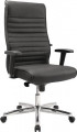 Topstar Chefsessel (Leder schwarz schwarz / mit Armlehne) - PT19TA80