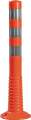 ALFRA Sperrpfosten (Kunststoff orange/weiß Ø 80 mm / zum Aufschrauben) - 12212 FP