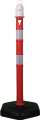 ALFRA Sperrpfosten (PPC rot/weiß Ø 63 mm / zum Aufstellen) - 12403ZR