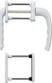 NW-HOPPE Balkongarnitur (Aluminium F9016 / 63-73 mm) - 3273952