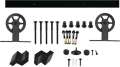 MATADOR Schiebesystem (100 kg 2000 mm schwarz / Holztüren 38-40 mm Komplettset) - 0023.450120