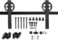 MATADOR Schiebesystem (100 kg 2000 mm schwarz / Holztüren 38-40 mm Komplettset) - 0023.450121
