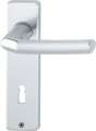 NW-HOPPE Kurzschildgarnitur (Aluminium F1 / OB eckig) - 2566323