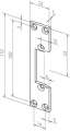 ASSA ABLOY Flachschließblech (Stahl verzinkt käntig / Breite 24 x Länge 110 mm) - -------10740-01