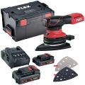 FLEX Akku-Deltaschleifer 18 V + Schleifpapier ODE 2-100 18-EC + P-Set 22 Q + Schleifpapier-Set - 535127