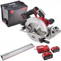 FLEX Akku-Handkreissäge mit Pendelhaube 18 V CS 68 18-EC + P-Set 18-88 R + GRS 160 - 535131