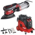 FLEX Deltaschleifer + Sicherheitssauger 30 l, Klasse M VCE 33 M AC-Set + ODE 2-100 EC - 536631