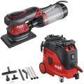 FLEX Schwingschleifer + Sicherheitssauger 30 l, Klasse M VCE 33 M AC-Set + OSE 2-80 EC - 536632