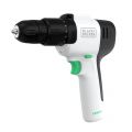 Black + Decker reviva 12V/1,5Ah 2-Gang Akku-Schlagbohrschrauber, integrierter Akku, Ladegerät, Karton - REVHD12C-QW