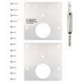 wolfcraft Rep.Montageplattenset f. Topfscharniere - 4658000
