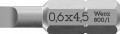 Wera 800/1 Z Bits, 0,6 x 4,5 x 25 mm - 05072055001