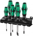 Wera 367/6 TORX® Schraubendrehersatz Kraftform Plus TORX® + Rack, 6-teilig - 05028062001