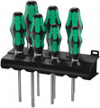 Wera 367/7 TORX® HF Kraftform Plus Schraubendrehersatz mit Haltefunktion + Rack, 7-teilig - 05223161001