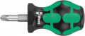 Wera 355 PZ Kreuzschlitz Stubby/Vergaserschraubendreher, PZ 3 x 25 mm - 05008855001
