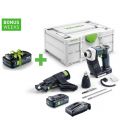 FESTOOL Akku-Bauschrauber DURADRIVE DWC 18-4500 Basic + Tabless Akkupack BP 18 TBX 4 C-ASI + TCL 6 - 576504_D