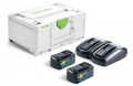 FESTOOL Energie-Set SYS 18V 2xHP5,0/TCL6DUO - 578679