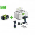 FESTOOL Akku-Bohrschrauber T18+3 Basic-Set - 578828