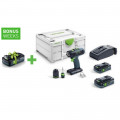 FESTOOL Akku-Bohrschrauber T 18+3 HPC 4,0 I-Plus - 576446