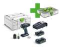 Aktion: Festool Akku-Bohrschrauber T 18+3 HPC 4,0 I-Plus Organizer Edition - 577428