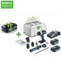 FESTOOL Perceuse-visseuse à percussion sans fil QUADRIVE TPC 18/4 5,0/4,0 I-Set/XL - 577622