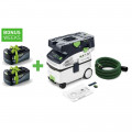 FESTOOL Akku-Absaugmobil CLEANTEC CTMC MIDI I-Basic - 577067